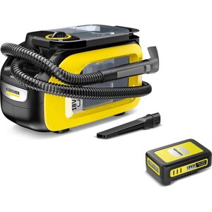 Karcher Home and Garden Karcher SE 3 -18 18v Cordless Carpet and Upholstery Spot Cleaner 1 x 2.5ah Li-ion Battery Charger Karcher Home and Garden Karcher SE 3 -18 18v Cordless Carpet and Upholstery Spot Cleaner 1 x 2.5ah Li-ion Battery Charger