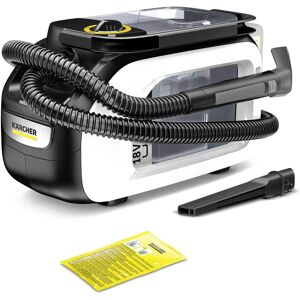 Karcher Home and Garden Karcher SE 3-18 18v Cordless Carpet & Upholstery Spot Cleaner White No Batteries No Battery Charger Karcher Home and Garden Karcher SE 3-18 18v Cordless Carpet & Upholstery Spot Cleaner White No Batteries No Battery Charger