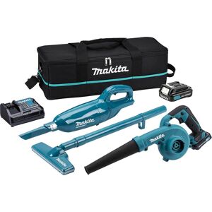 Makita CLX247SAX1 12v Max CXT Cordless Vacuum Cleaner and Blower Kit 1 x 2ah Li-ion Battery Charger Bag Makita CLX247SAX1 12v Max CXT Cordless Vacuum Cleaner and Blower Kit 1 x 2ah Li-ion Battery Charger Bag