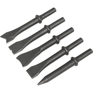 Sealey 5 Piece .401" Shank Air Hammer Chisel Set Sealey 5 Piece .401" Shank Air Hammer Chisel Set