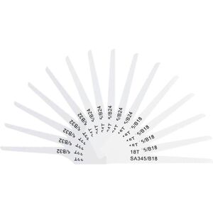 Sealey 15 Piece Mixed Air Saw Blades Set Sealey 15 Piece Mixed Air Saw Blades Set