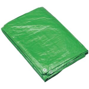 Sealey Tarpaulin Green 4.8m 6.1m Sealey Tarpaulin Green 4.8m 6.1m