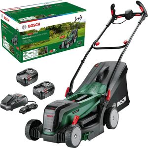 Bosch Home and Garden Bosch UNIVERSALROTAK 2X18V-37-550 P4A 36v Cordless Rotary Lawnmower 370mm 2 x 4ah Li-ion Battery Charger Bosch Home and Garden Bosch UNIVERSALROTAK 2X18V-37-550 P4A 36v Cordless Rotary Lawnmower 370mm 2 x 4ah Li-ion Battery Charger