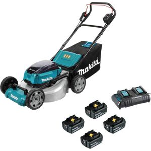 Makita DLM530 Twin 18v LXT Cordless Brushless Lawnmower 530mm 4 x 5ah Li-ion Battery Charger Makita DLM530 Twin 18v LXT Cordless Brushless Lawnmower 530mm 4 x 5ah Li-ion Battery Charger