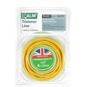 ALM Sl415 Medium Duty Petrol Grass Trimmer Line 2.4mm 15m ALM Sl415 Medium Duty Petrol Grass Trimmer Line 2.4mm 15m