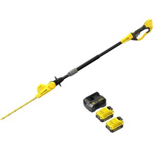 Stanley Fatmax V20 SFMCPH845 18v Cordless Pole Hedge Trimmer 450mm 2 x 4ah Li-ion Battery Charger Stanley Fatmax V20 SFMCPH845 18v Cordless Pole Hedge Trimmer 450mm 2 x 4ah Li-ion Battery Charger