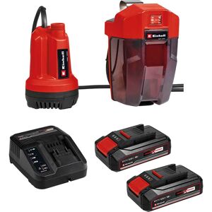Einhell GE-SP 18 Li 18v Cordless Clean Water Pump 5000 l/h 2 x 2.5ah Li-ion Battery Charger Einhell GE-SP 18 Li 18v Cordless Clean Water Pump 5000 l/h 2 x 2.5ah Li-ion Battery Charger
