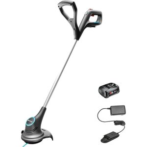 Gardena SMALLCUT 23 P4A 18v Cordless Grass Trimmer 230mm 1 x 2ah Li-ion Battery Charger Gardena SMALLCUT 23 P4A 18v Cordless Grass Trimmer 230mm 1 x 2ah Li-ion Battery Charger