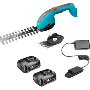 Gardena POWERCUT 20 P4A 18v Cordless Grass and Shrub Shears 2 x 2ah Li-ion Battery Charger Gardena POWERCUT 20 P4A 18v Cordless Grass and Shrub Shears 2 x 2ah Li-ion Battery Charger
