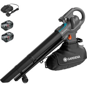 Gardena POWERJETCOLLECT P4A 18v Cordless Garden Leaf Blower and Vacuum 2 x 4ah Li-ion Charger Gardena POWERJETCOLLECT P4A 18v Cordless Garden Leaf Blower and Vacuum 2 x 4ah Li-ion Charger