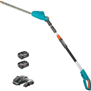 Gardena THS 42 P4A 18v Cordless Telescopic Hedge Trimmer 420mm 2 x 2.5ah Li-ion Battery Charger Gardena THS 42 P4A 18v Cordless Telescopic Hedge Trimmer 420mm 2 x 2.5ah Li-ion Battery Charger