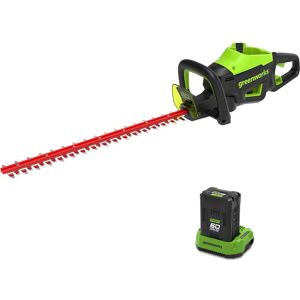 Greenworks GD60HT66 60v Cordless Brushless Hedge Trimmer 660mm 1 x 2ah Li-ion Battery Charger Greenworks GD60HT66 60v Cordless Brushless Hedge Trimmer 660mm 1 x 2ah Li-ion Battery Charger