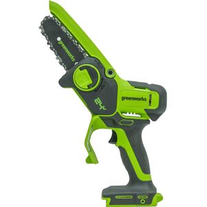 Greenworks G24MCS10 24v Cordless Tree Pruner 100mm No Batteries No Battery Charger Greenworks G24MCS10 24v Cordless Tree Pruner 100mm No Batteries No Battery Charger