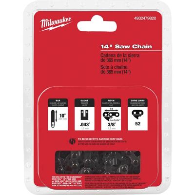 Milwaukee Replacement Chain for M18 FCHS 350mm Chainsaw Milwaukee Replacement Chain for M18 FCHS 350mm Chainsaw