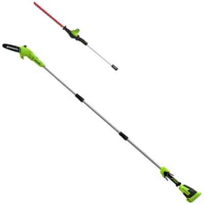 Greenworks GD40PSH pole saw / hedge trimmer - 40V cordless, long reach Greenworks GD40PSH pole saw / hedge trimmer - 40V cordless, long reach
