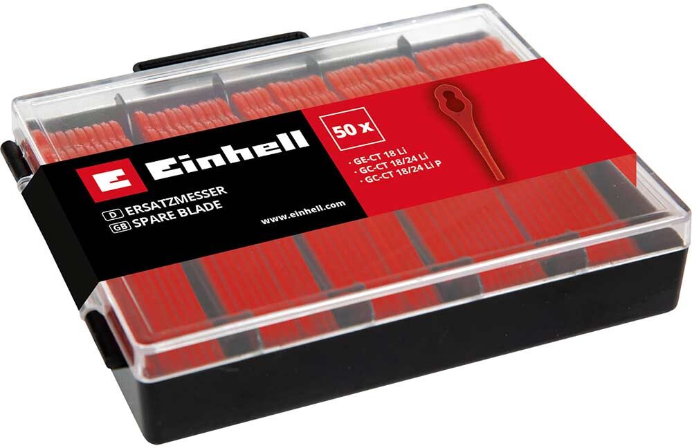 Einhell Genuine Blade Set for GE-CT 18 Li and GC-CT 18/24 Grass Trimmers Pack of 50