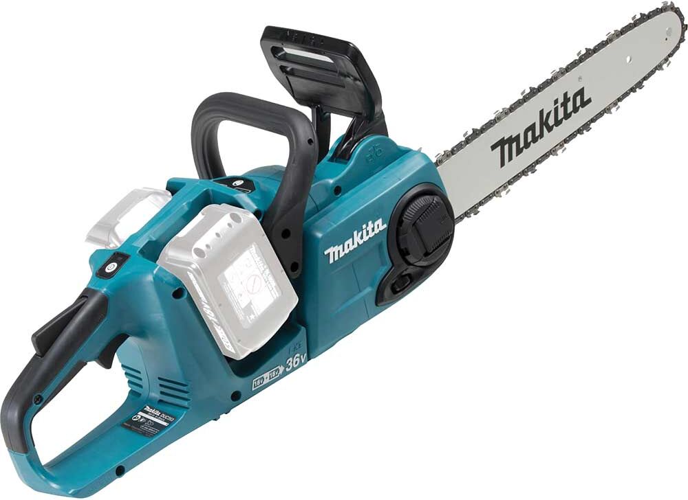 Makita DUC353 Twin 18v LXT Cordless Brushless Chainsaw 350mm No Batteries No Battery Charger