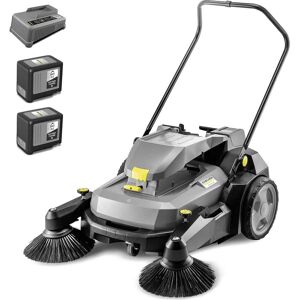 Karcher Pro Karcher KM 70/30 C BP 2SB Professional 36v Cordless Push Floor Sweeper 2 x 6ah Li-ion Battery Charger Karcher Pro Karcher KM 70/30 C BP 2SB Professional 36v Cordless Push Floor Sweeper 2 x 6ah Li-ion Battery Charger