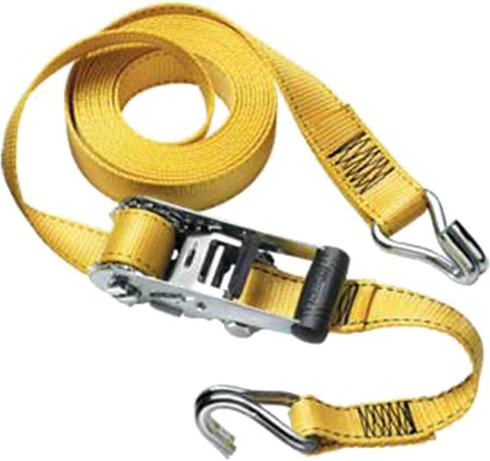 Masterlock Heavy Duty Ratchet Tie Down J Hooks 35mm 4.5m 1250kg