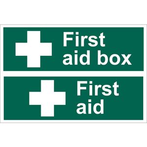 Draper First Aid Box Sign 300mm 200mm Standard Draper First Aid Box Sign 300mm 200mm Standard