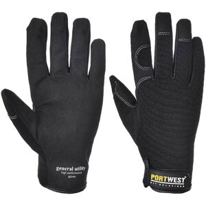 Portwest General Utility High Performance Gloves Black M Pack of 1 Portwest General Utility High Performance Gloves Black M Pack of 1