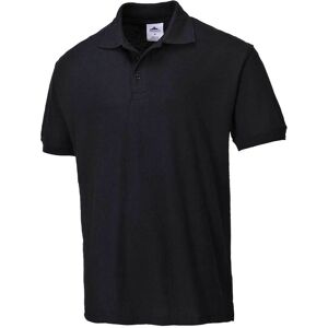 Portwest Naples Polo Shirt Black 5XL Portwest Naples Polo Shirt Black 5XL