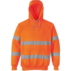 Portwest Class 3 Hi Vis Hooded Sweatshirt Orange 2XL Portwest Class 3 Hi Vis Hooded Sweatshirt Orange 2XL
