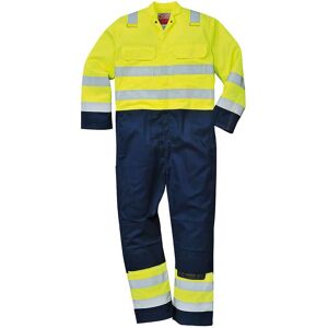 BizFlame Pro Flame Resistant Hi Vis Coverall Yellow / Navy S BizFlame Pro Flame Resistant Hi Vis Coverall Yellow / Navy S
