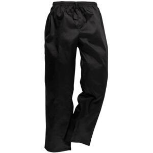 Portwest C070 Drawstring Chef Trousers Black M 31" Portwest C070 Drawstring Chef Trousers Black M 31"