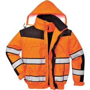 300D Oxford Weave Industry Oxford Weave 300D Hi Vis Classic Bomber Jacket Orange / Black M 300D Oxford Weave Industry Oxford Weave 300D Hi Vis Classic Bomber Jacket Orange / Black M