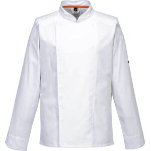 Portwest MeshAir Pro Long Sleeve Chefs Jacket White S Portwest MeshAir Pro Long Sleeve Chefs Jacket White S