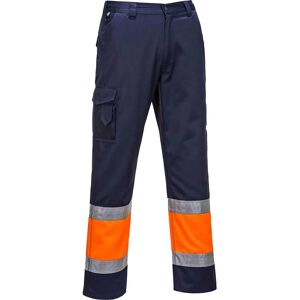 Portwest Hi Vis Two Tone Combat Trousers Orange / Navy L 32" Portwest Hi Vis Two Tone Combat Trousers Orange / Navy L 32"