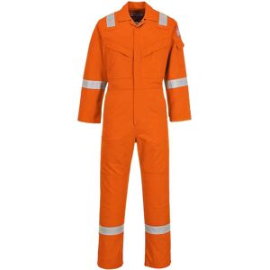 BizFlame Mens Aberdeen Flame Resistant Antistatic Coverall Orange 5XL 32" BizFlame Mens Aberdeen Flame Resistant Antistatic Coverall Orange 5XL 32"