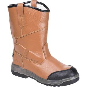Portwest Steelite Pro Rigger Safety Boots Tan Size 7 Portwest Steelite Pro Rigger Safety Boots Tan Size 7