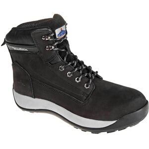 Portwest Steelite Constructo S3 HRO Nubuck Safety Boots Black Size 9 Portwest Steelite Constructo S3 HRO Nubuck Safety Boots Black Size 9