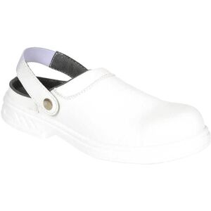 Portwest Steelite SB AE WRU Clean Area Safety Clogs White Size 11 Portwest Steelite SB AE WRU Clean Area Safety Clogs White Size 11