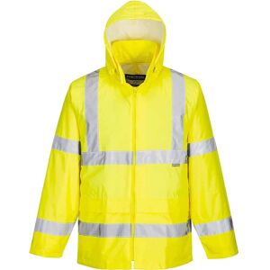 Portwest Hi Vis Rain Jacket Yellow 3XL Portwest Hi Vis Rain Jacket Yellow 3XL