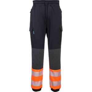 Portwest KX3 Hi Vis Flexi Trousers Black / Orange L 31" Portwest KX3 Hi Vis Flexi Trousers Black / Orange L 31"