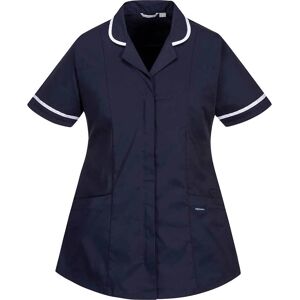 Portwest Womens Stretch Classic Healthcare Tunic Navy XS Portwest Womens Stretch Classic Healthcare Tunic Navy XS