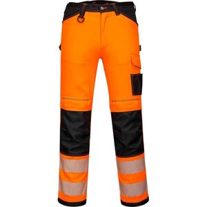 Portwest PW34 Hi Vis Work Trousers Orange / Black 28" 29" Portwest PW34 Hi Vis Work Trousers Orange / Black 28" 29"
