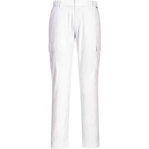 Portwest Stretch Slim Combat Trousers White 32" 31" Portwest Stretch Slim Combat Trousers White 32" 31"