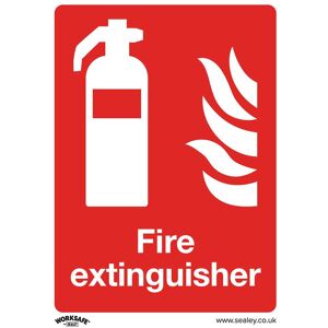 Sealey Self Adhesive Vinyl Fire Extinguisher Sign Pack of 10 150mm 200mm Standard Sealey Self Adhesive Vinyl Fire Extinguisher Sign Pack of 10 150mm 200mm Standard