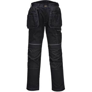 Portwest PW3 Mens Holster Work Trousers Black 48" 31" Portwest PW3 Mens Holster Work Trousers Black 48" 31"