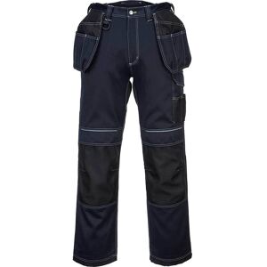 Portwest PW3 Mens Holster Work Trousers Navy / Black 40" 29" Portwest PW3 Mens Holster Work Trousers Navy / Black 40" 29"