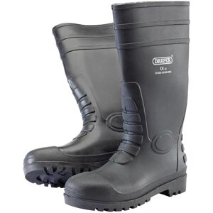 Draper Safety Wellington Boots Black Size 9 Draper Safety Wellington Boots Black Size 9