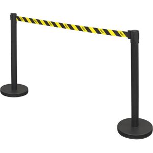 Sealey EV23 Retractable Safety Belt Barrier Post Set Sealey EV23 Retractable Safety Belt Barrier Post Set