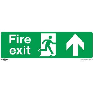 Sealey Self Adhesive Vinyl Fire Exit Arrow Up Sign Pack of 10 300mm 100mm Standard Sealey Self Adhesive Vinyl Fire Exit Arrow Up Sign Pack of 10 300mm 100mm Standard