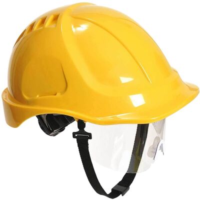 Portwest Endurance Plus Safety Helmet and Visor Yellow Portwest Endurance Plus Safety Helmet and Visor Yellow