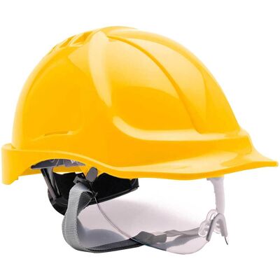 Portwest Endurance Safety Helmet and Visor Yellow Portwest Endurance Safety Helmet and Visor Yellow