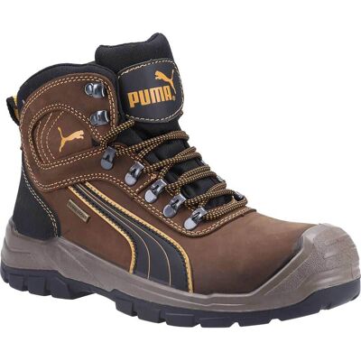 Puma Mens Sierra Nevada Mid Safety Boots Brown Size 10.5 Puma Mens Sierra Nevada Mid Safety Boots Brown Size 10.5